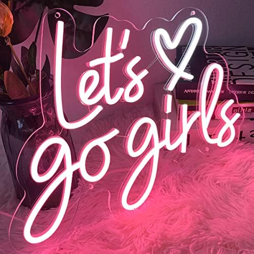 Lets Go Girl Neon Sign for Wall Decor personalizované vlastné neónové svetelné značky Spálňa Všetko najlepšie