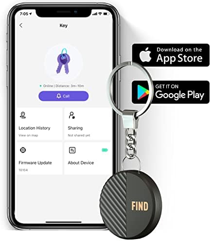 Nutale Key Finder, 5-Pack Bluetooth Tracker Item Locator s príveskom na kľúče Pet peňaženky alebo batohy a tablety