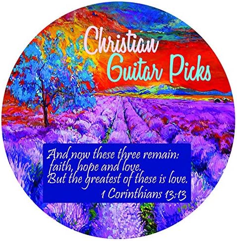 Kresťanské gitarové výbery-balenie 12-biblické inšpiratívne správy-Celluloid Medium od NewEights najlepší darček