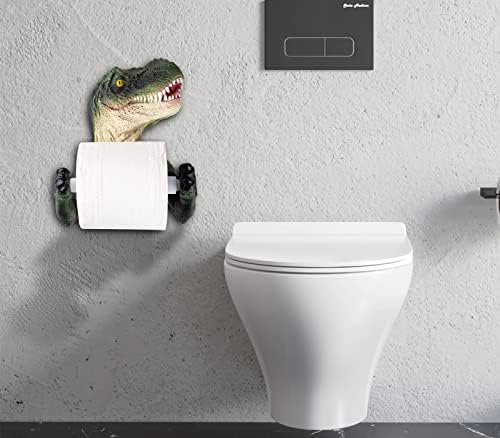 Dinosaur Držiak Na Toaletný Papier Dino Držiak Na Toaletný Papier Lepiaci Držiak Na Toaletný Papier Dekorácia