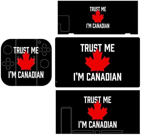 Verte mi, že som Kanadský-Maple Leaf Skin Cover obtisky Full Set game Protector Wrap Faceplate samolepky kompatibilné