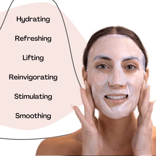 Wonderstripes Collagen Face Mask pleťové masky na starostlivosť o pleť s kyselinou hyalurónovou a Aloe Vera,