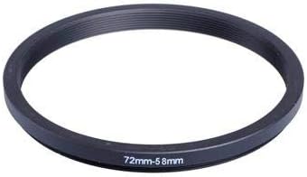 72mm-58mm 72-58 mm 72 až 58 krok nadol krúžok filter adaptér