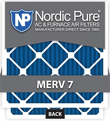 Nordic Pure 10x18x1exactcustomm7-12 Merv 7 AC filtre do pece, 10 x 18 x 3/4 , 12 ks