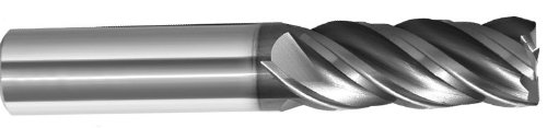 F & amp; D Tool Company 47809 4 flauta variabilná špirála s 0,015 -0,0020 polomer rohu, 3/8 priemer rezu, 3/8 priemer stopky, 1 Dĺžka flauty, 2 1/2 celková dĺžka