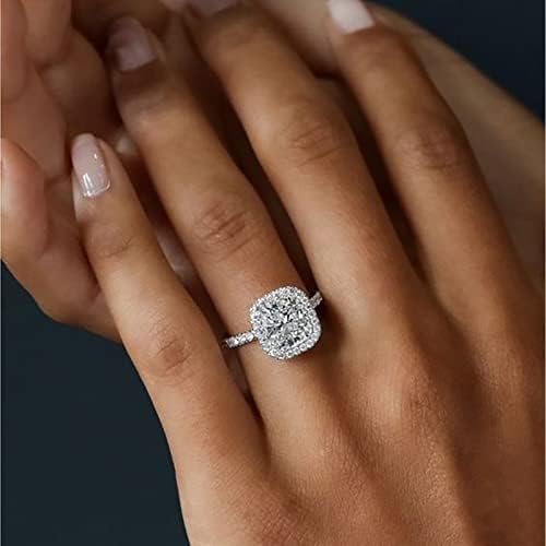 2023 vynikajúci plný diamantový prsteň pre ženy zásnubný prsteň šperky darčeky skvelé šperky pre dospievajúcich