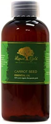 4.4 Oz Premium Mrkvový Esenciálny Olej Tekuté Zlato Čisté Organické Prírodné Aromaterapia