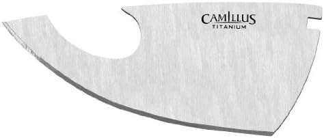 Camillus TigerSharp titánové lepené Sťahovacie nože náhradné čepele, balenie 4 ks, hladké