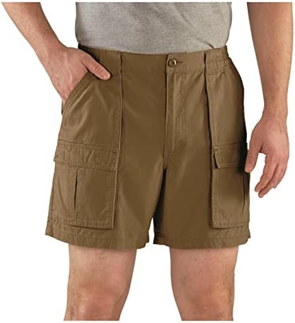 Guide Gear Cargo šortky pre mužov Wakota-ležérne a bavlnené 6 palcové vnútorné šortky